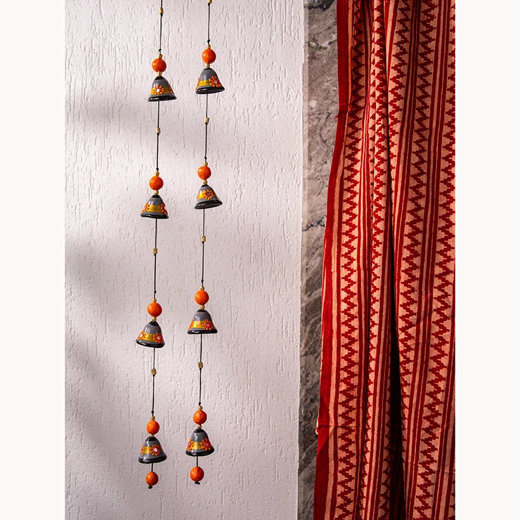 Terracotta Wall Hanging Conical Bell