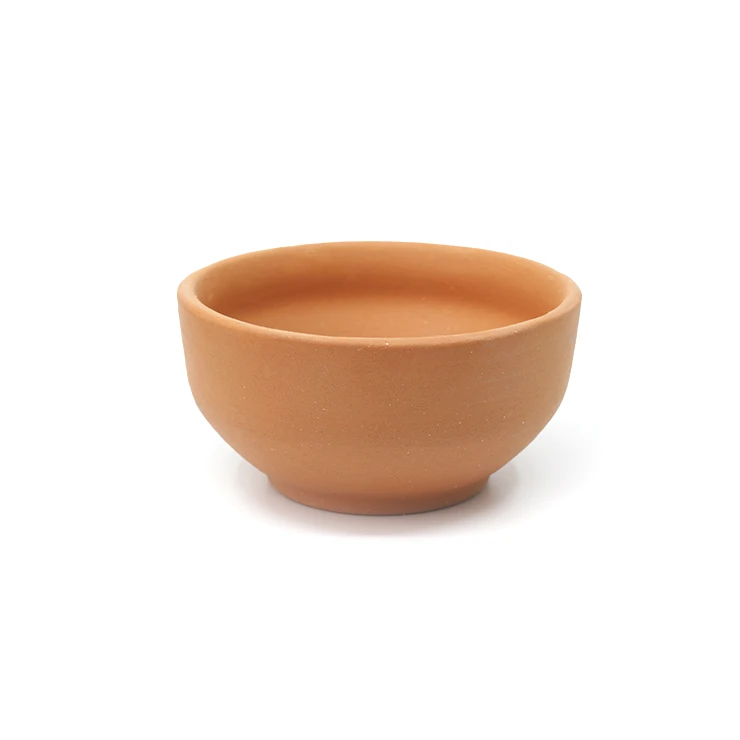 Unglazed Clay Bowls 180ml Set of 6 Pieces